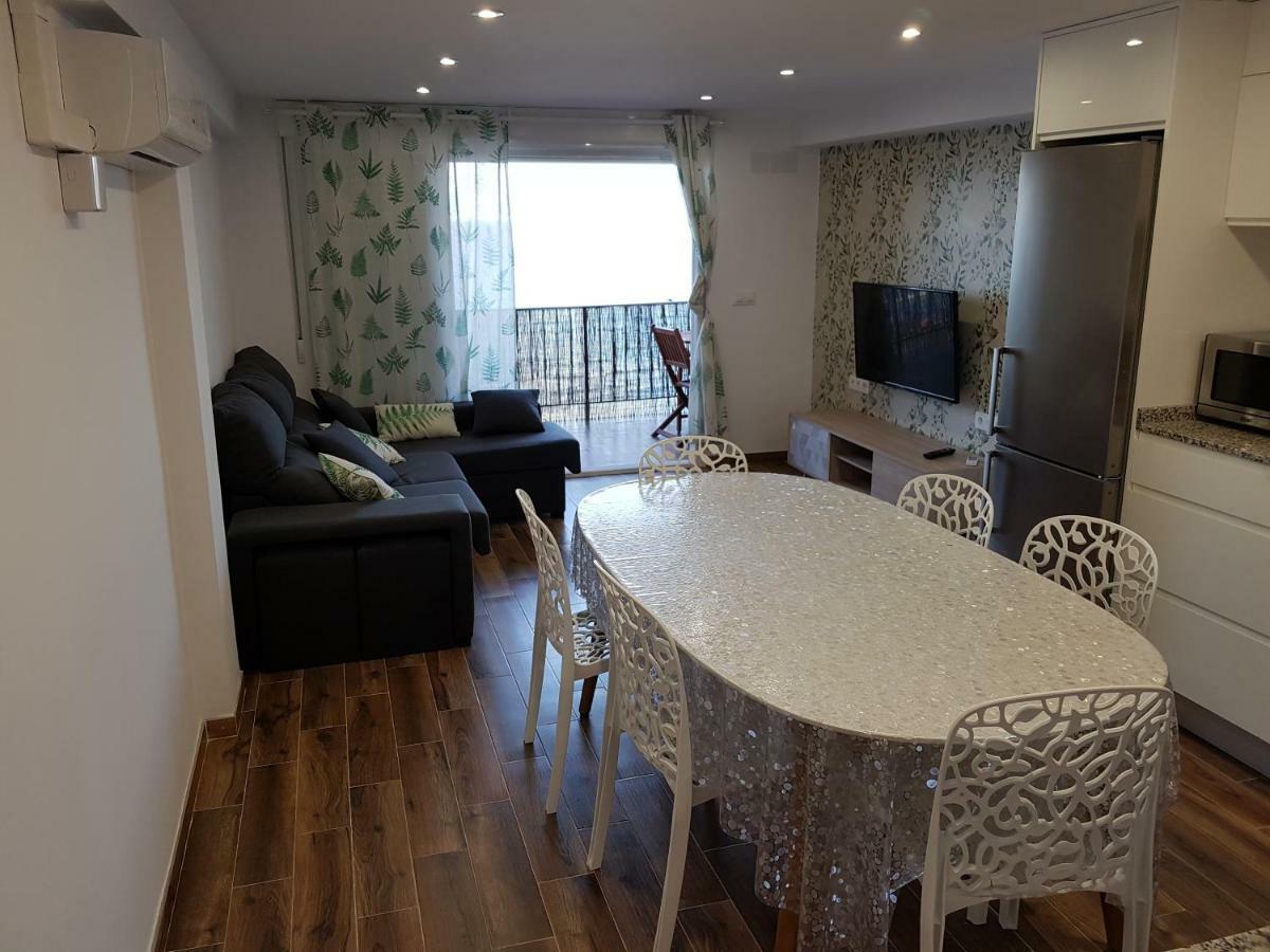 Apartamento De Lujo En Primera Linea De La Playa De Cullera Con Vistas Al Castillo エクステリア 写真